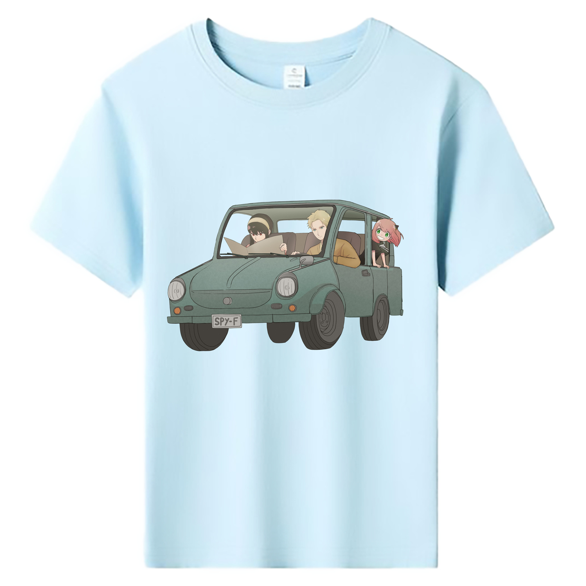 （画像用） SPY×FAMILY间谍家家酒 綿100％キッズTシャツ（フロントプリント）